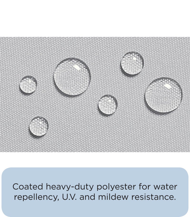 GOODSMANN 600 Denier Center Console Accessory Boat Cover, Silvery Gray, Water Resistant, Weather Protection, Trailerable 9921-0162-31 - Image 4